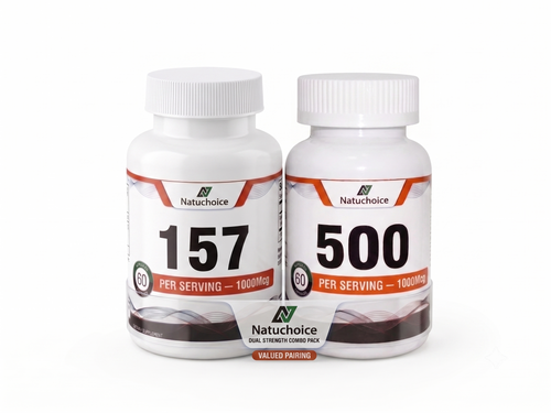 Natuchoice Advanced Vitality Combo – 2-Pack Supplement (120 Capsules Total) natuchoice