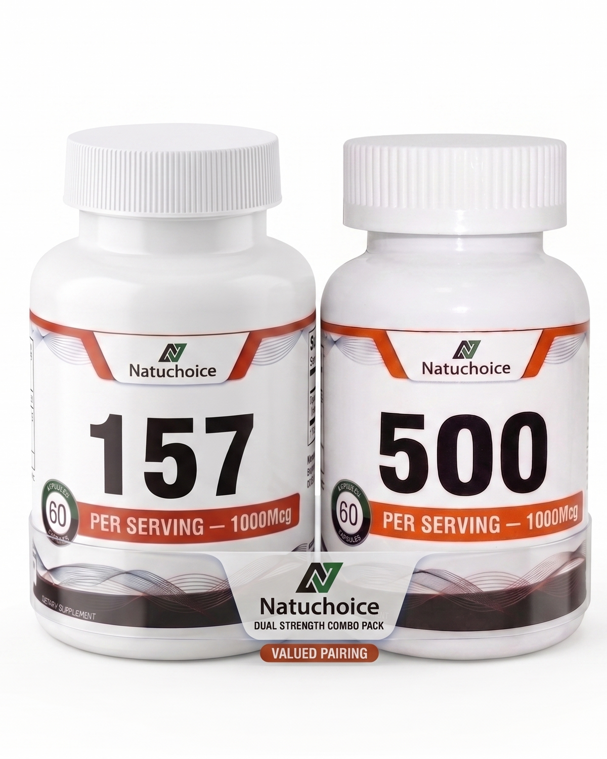 Natuchoice Advanced Vitality Combo – 2-Pack Supplement (120 Capsules Total) natuchoice
