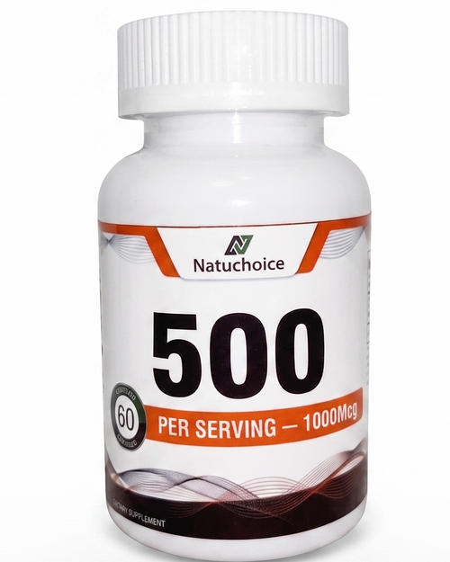 Natuchoice 500 Fitness & Vitality Support – 1000mcg, 60 Capsules natuchoice